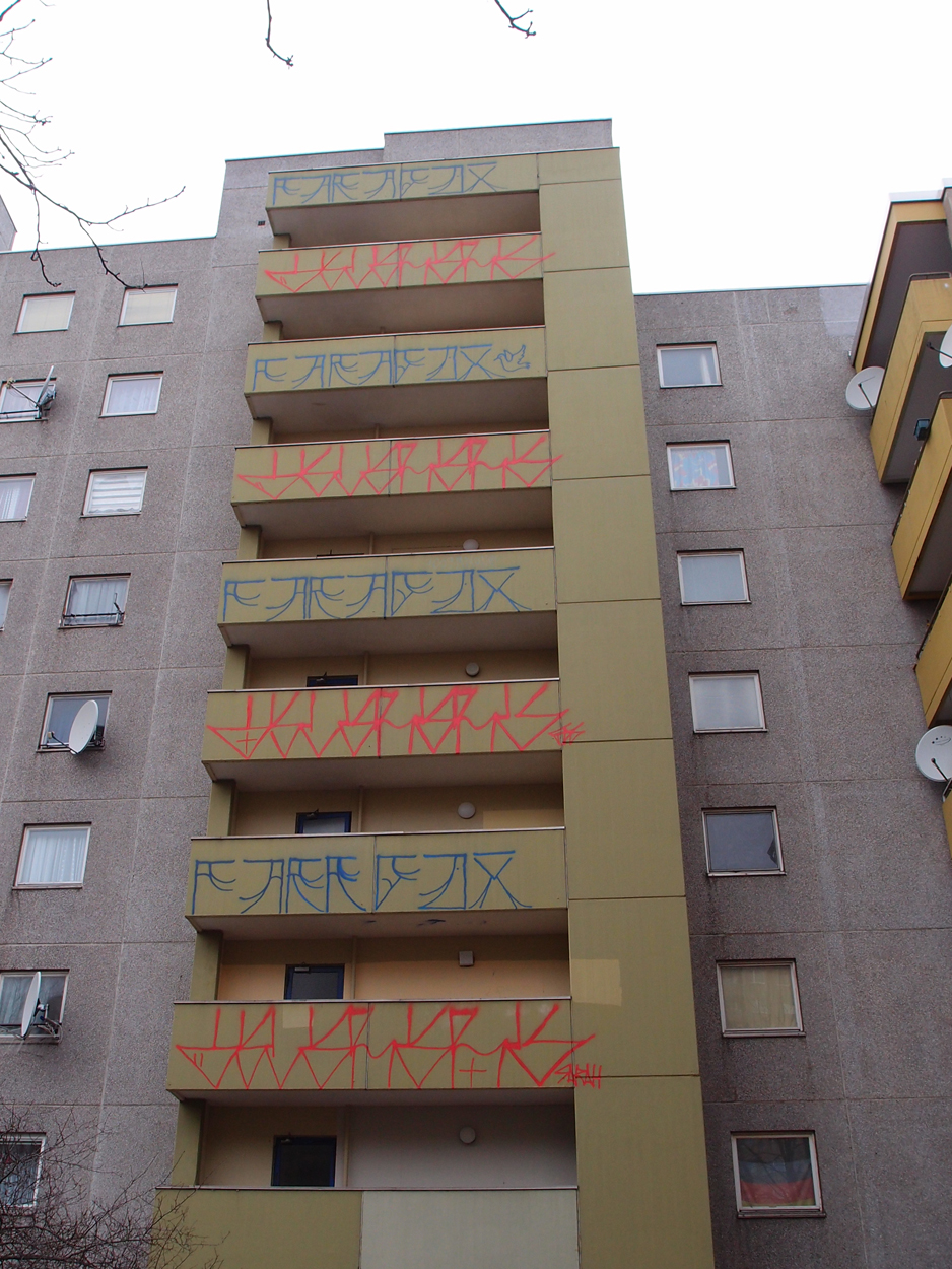 fotos de pixação em Berlim 2018/19